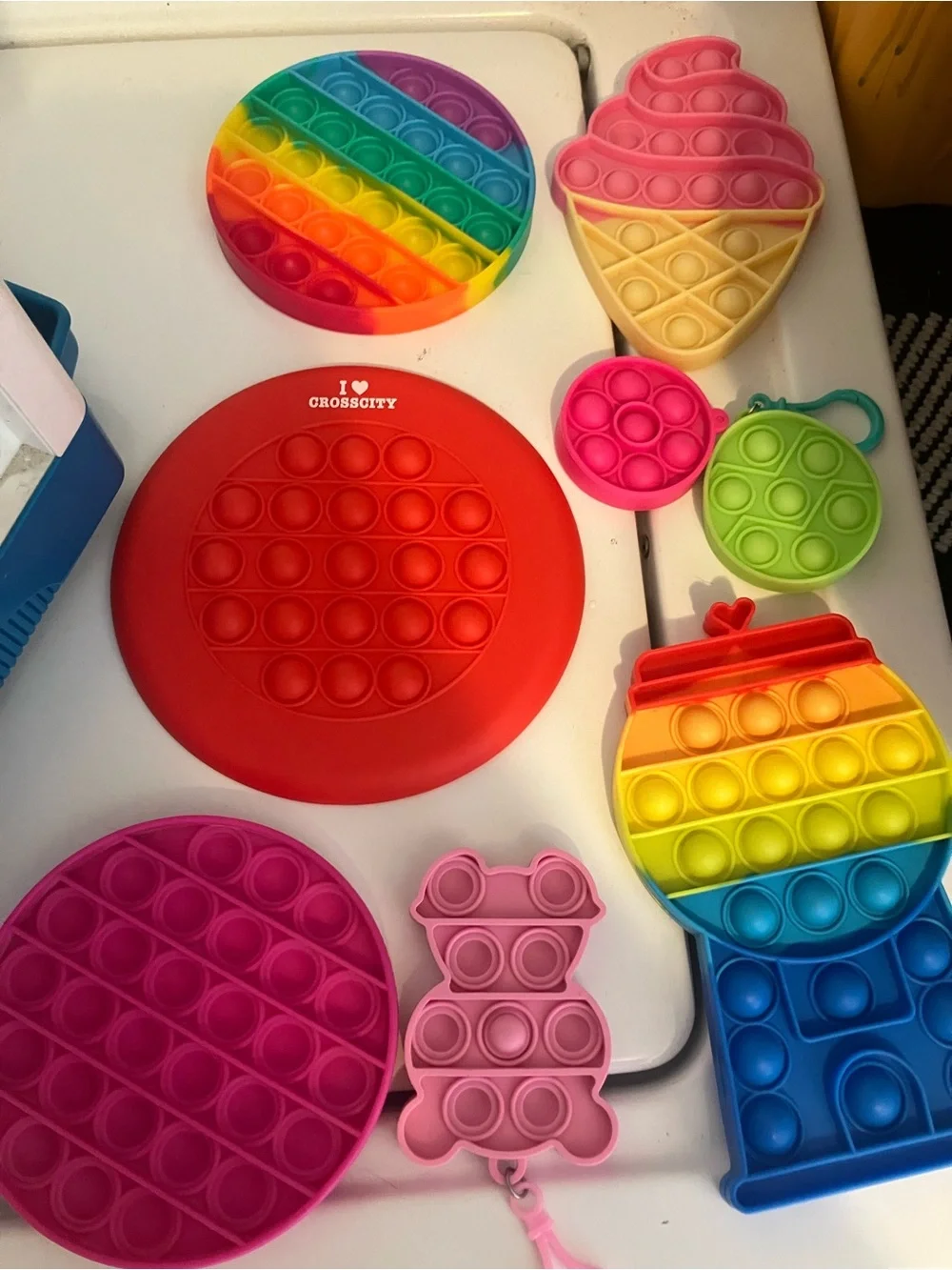 Bundle of 8 Pop Bubble Fidget Toys